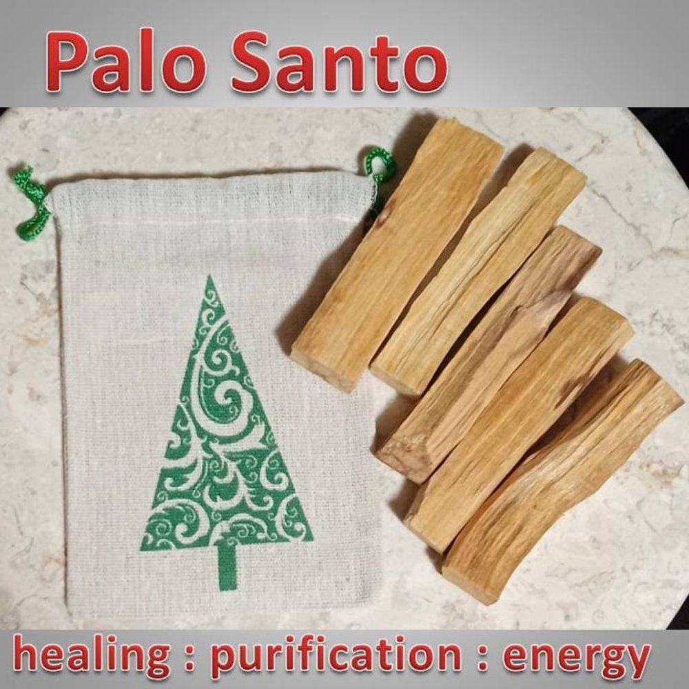 5 PALO SANTO ancient wood sticks from PERU : purification